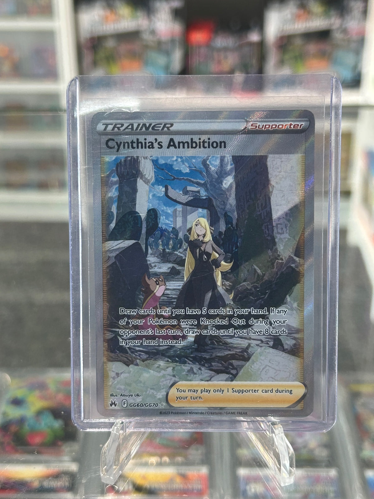 Cynthia's Ambition Ultra Rare SWSH: Crown Zenith: Galarian Gallery GG60/GG70 NM