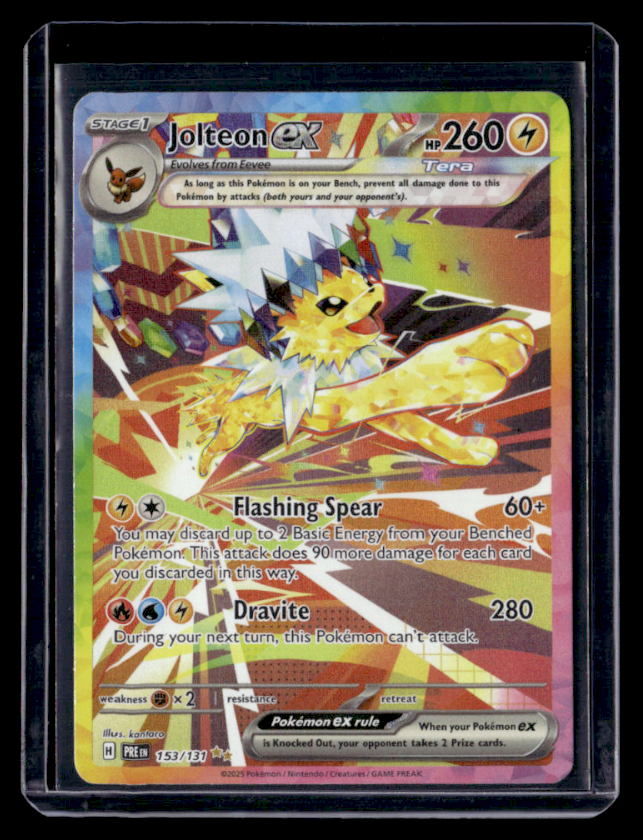 Jolteon ex Holo Special Illustration Rare SV: Prismatic Evolutions 153/131 NM