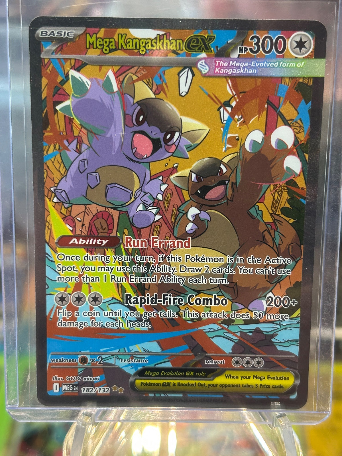 Mega Kangaskhan ex Special Illustration Rare ME01: Mega Evolution 182/132 NM