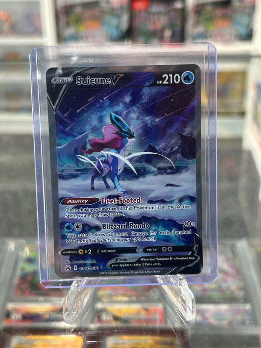 Suicune V Holo Ultra Rare SWSH: Crown Zenith: Galarian Gallery GG38/GG70 NM
