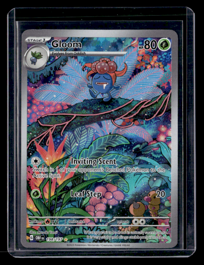Gloom Holo Illustration Rare SV03 Obsidian Flames 198/197 NM