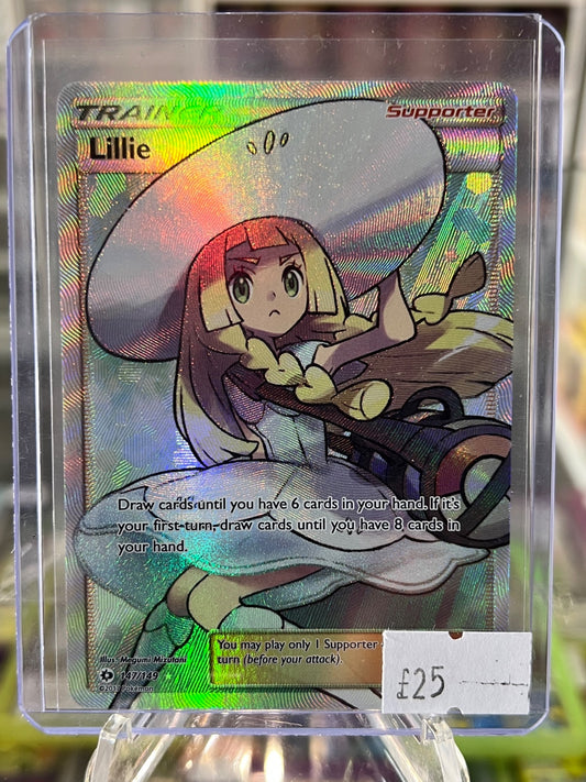 Lillie (Full Art) Holo Ultra Rare SM Base Set 147/149 LP