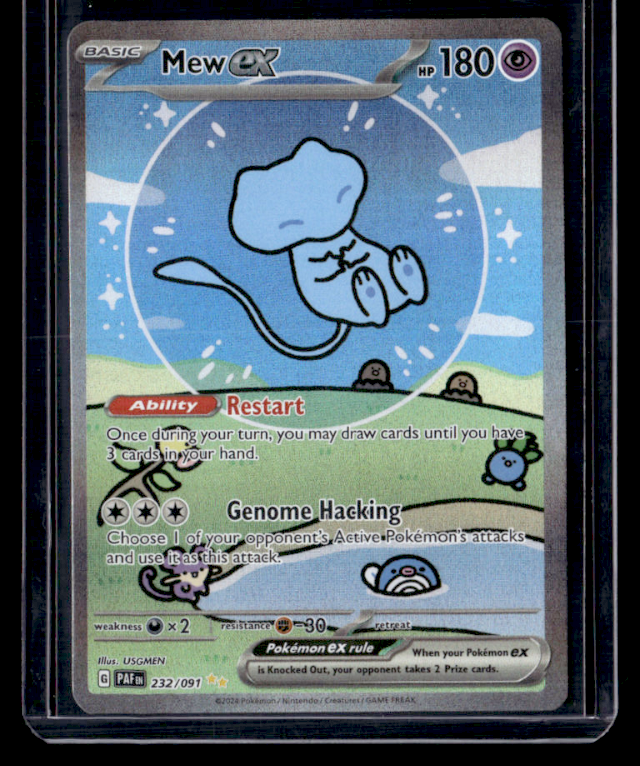 Mew ex Holo Special Illustration Rare SV: Paldean Fates 232/091 LP