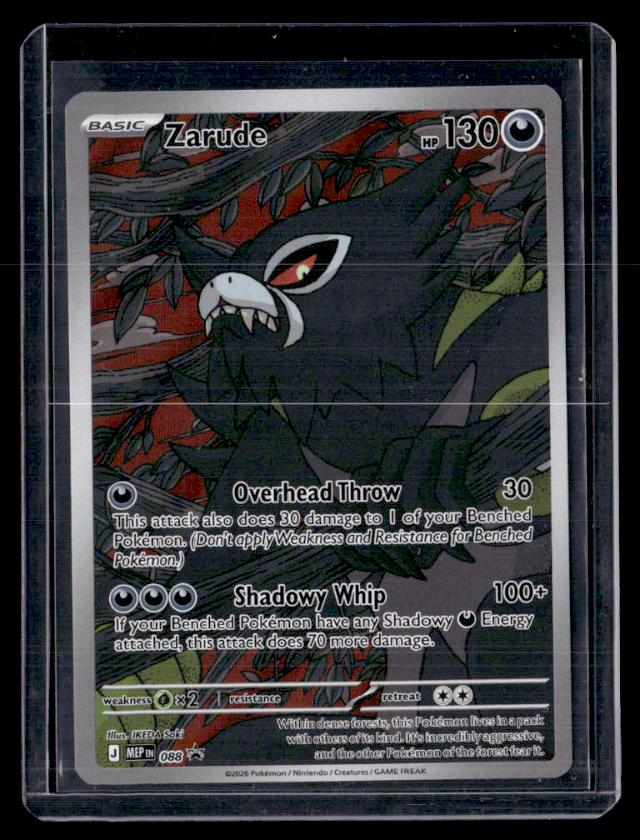 Zarude Holo Promo ME Mega Evolution Promo 088 NM