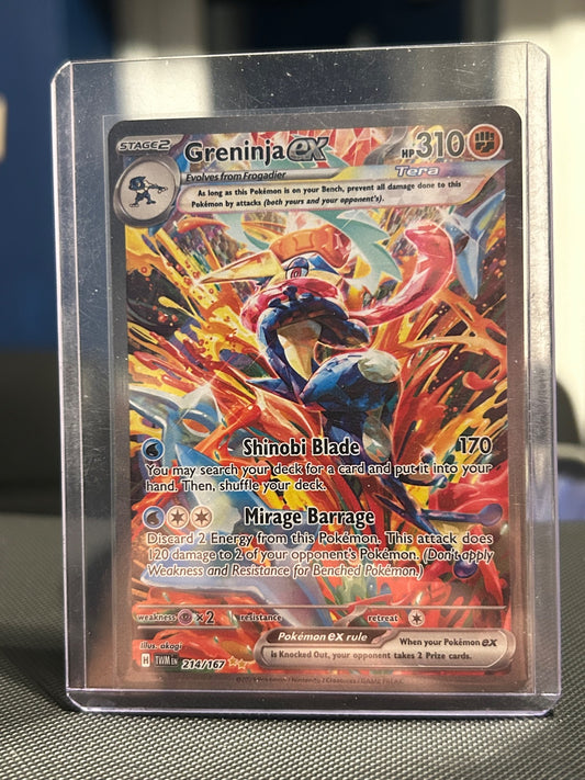 Greninja ex Holo Special Illustration Rare SV06: Twilight Masquerade 214/167 NM