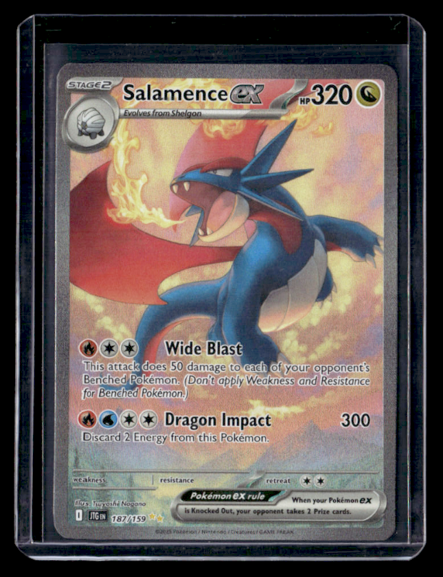 Salamence ex Holo Special Illustration Rare SV09: Journey Together 187/159 NM