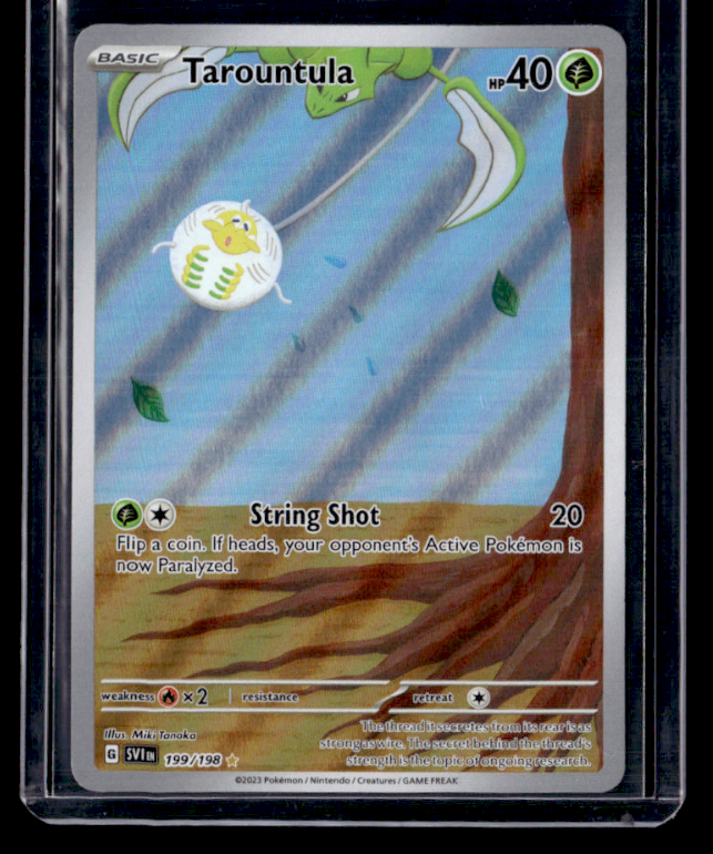 Tarountula Holo Illustration Rare SV01 Scarlet & Violet Base Set 199/198 NM