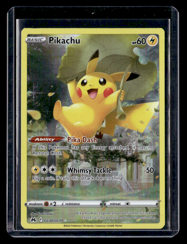 Pikachu Holo Ultra Rare SWSH Crown Zenith Galarian Gallery GG30/GG70 NM