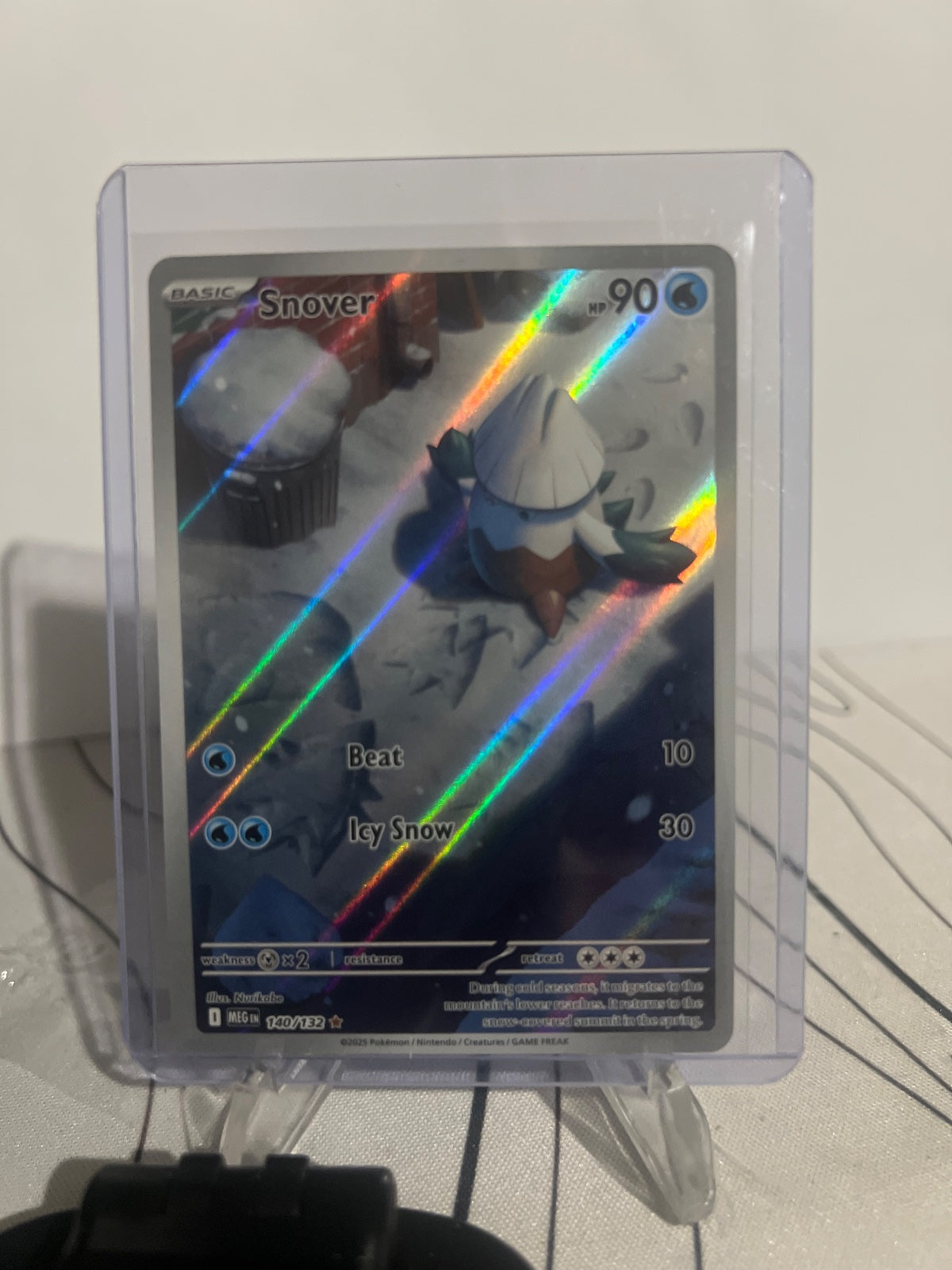 Snover Holo Illustration Rare ME01: Mega Evolution 140/132 NM