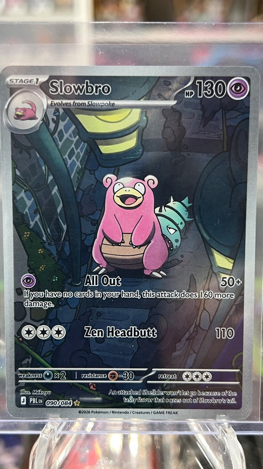 Slowbro Holo Illustration Rare ME05: Pitch Black 090/084 NM