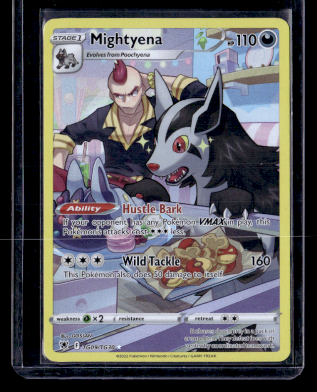 Mightyena Holo Ultra Rare SWSH10 Astral Radiance Trainer Gallery TG09/TG30 NM