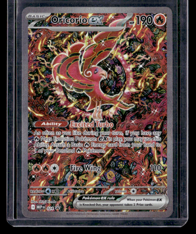 Oricorio ex Holo Promo ME: Mega Evolution Promo 024 NM
