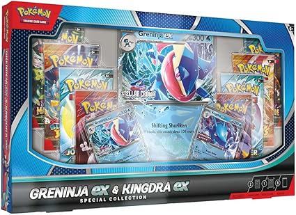 Greninja EX & Kingdra EX Special Collection Box New Sealed Pokemon