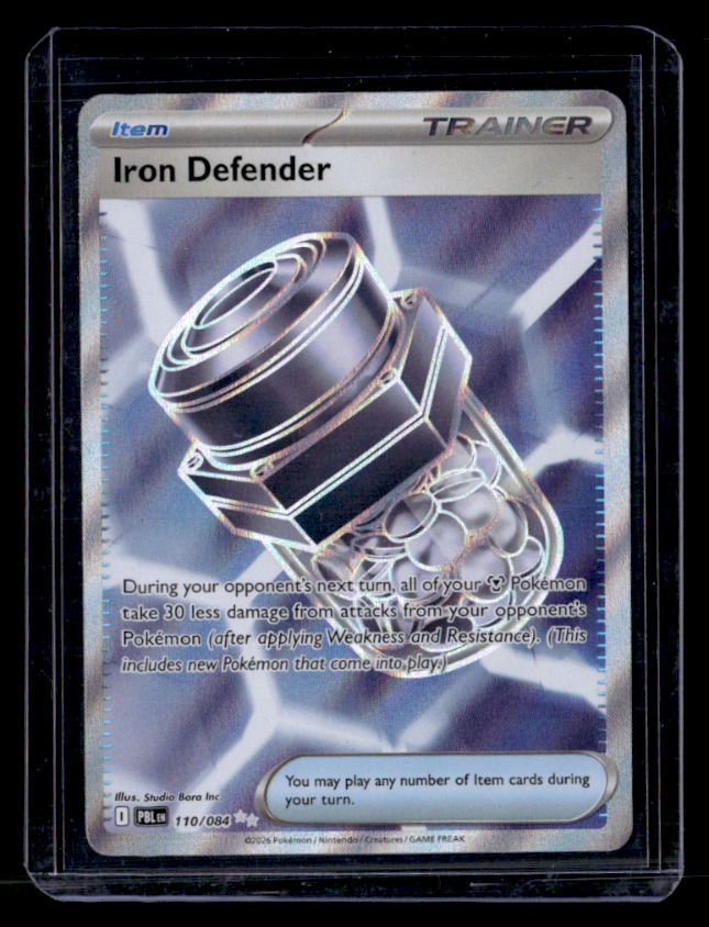 Iron Defender Holo Ultra Rare ME05: Pitch Black 110/084 NM