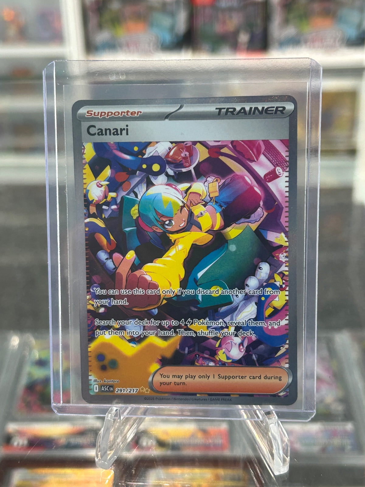 Canari - Holo Special Illustration Rare ME: Ascended Heroes 291/217 NM