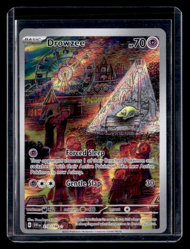 Drowzee Holo Illustration Rare SV01 Scarlet & Violet Base Set 210/198 NM