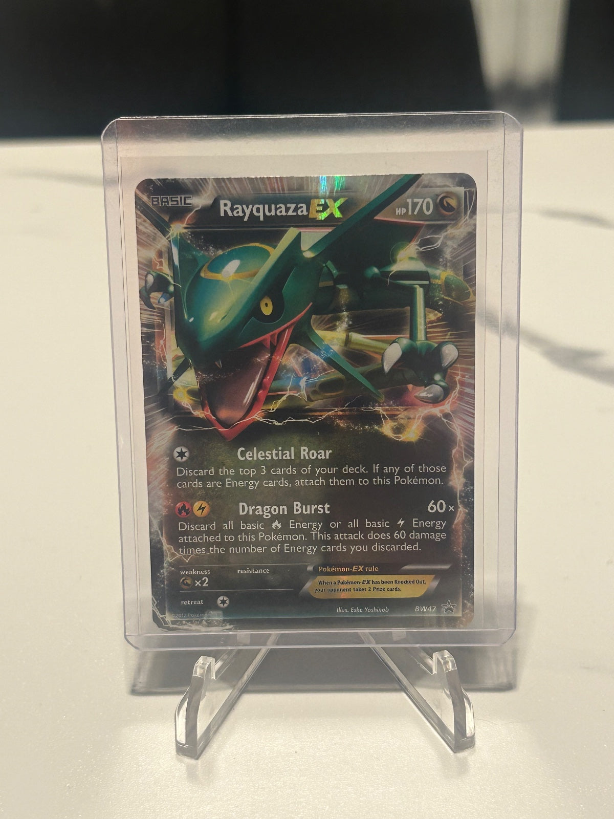 Rayquaza EX - Holo Promo Black and White Promos BW47 NM