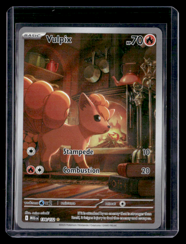 Vulpix Holo Illustration Rare ME01: Mega Evolution 138/132 NM