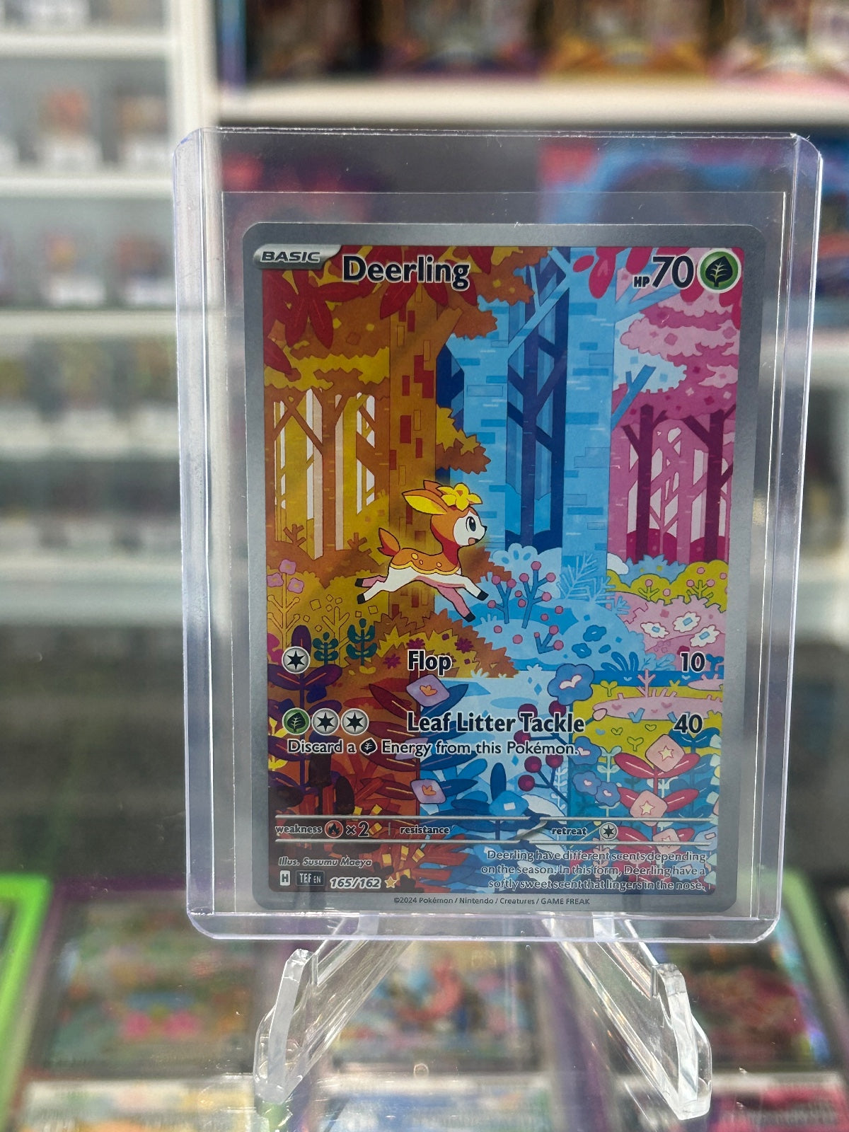 Deerling - Holo Illustration Rare SV05: Temporal Forces 165/162 NM