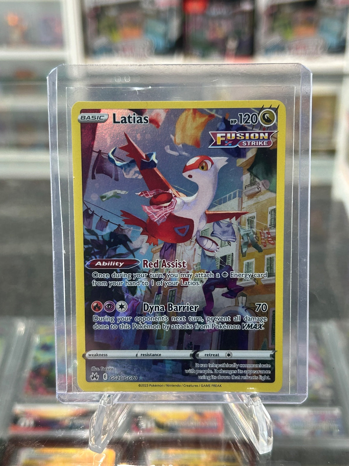 Latias Holo Ultra Rare SWSH: Crown Zenith: Galarian Gallery GG20/GG70 NM