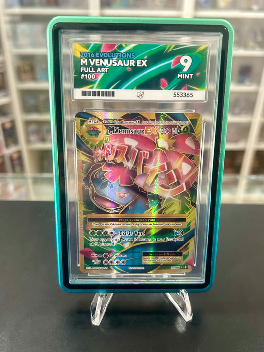 ACE 9 M Venusaur EX 100/108 With Guard Graded Pokemon Card