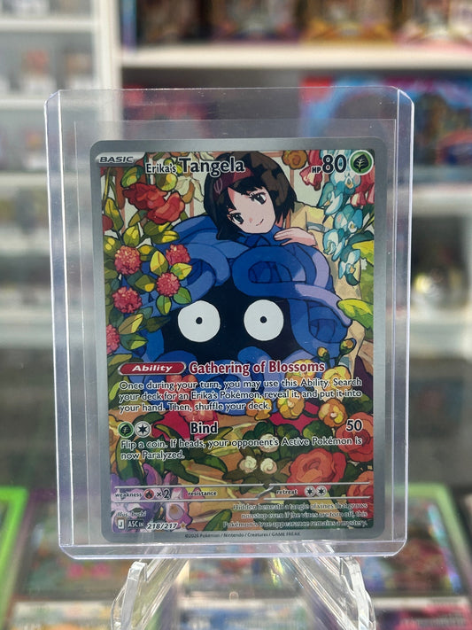 Erika's Tangela Holo Illustration Rare ME: Ascended Heroes 218/217 NM