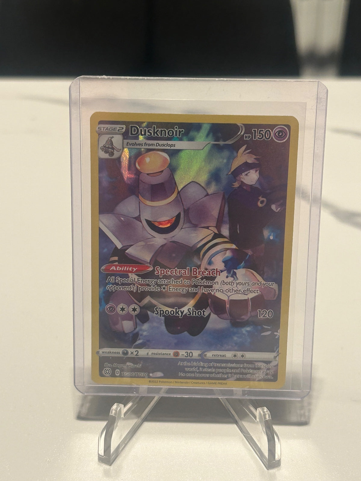 Dusknoir Holo Ultra Rare SWSH09: Brilliant Stars Trainer Gallery TG06/TG30 NM