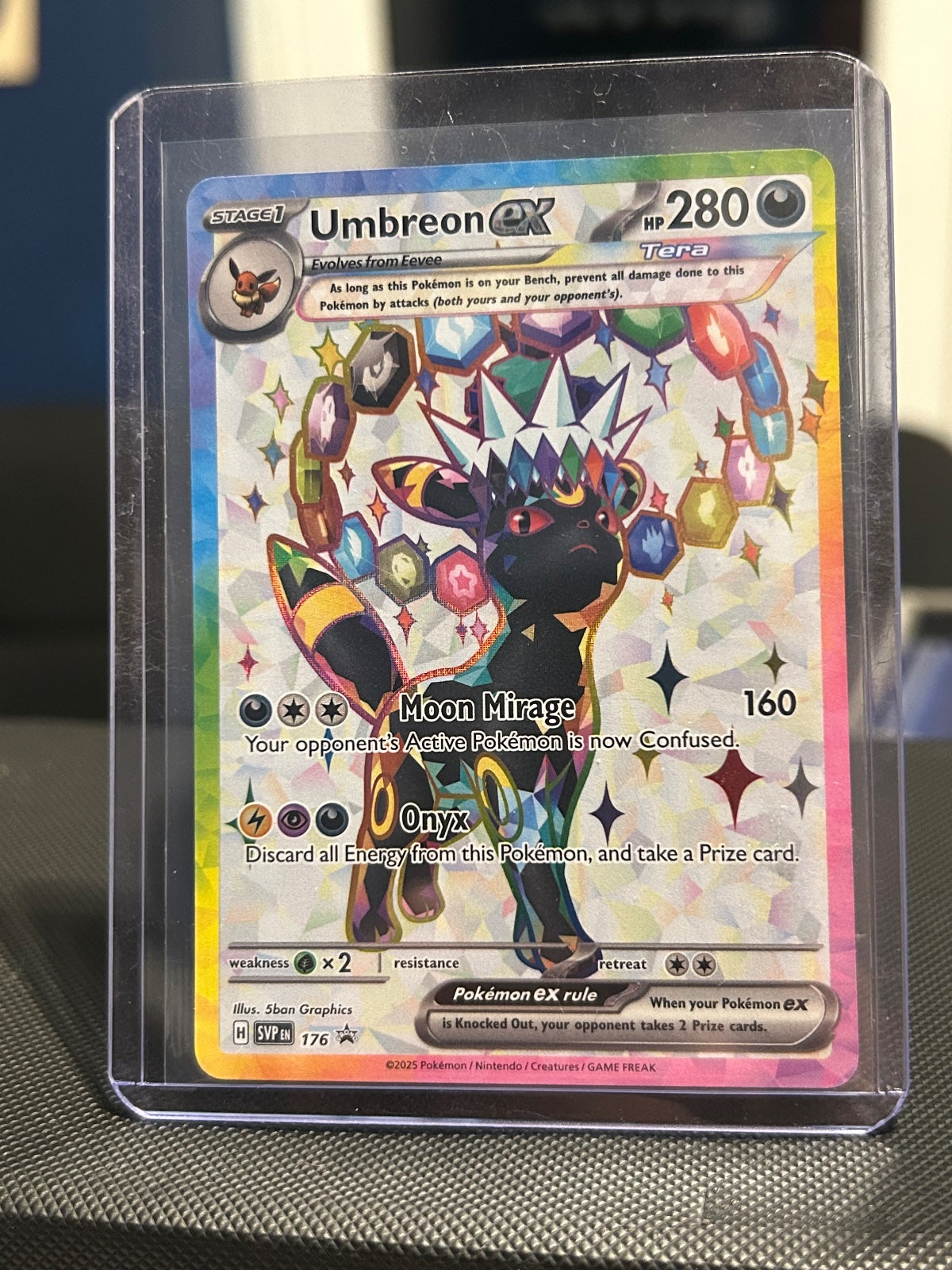 Umbreon ex - 176 Holo Promo SV: Scarlet & Violet Promo Cards SVP 176 NM