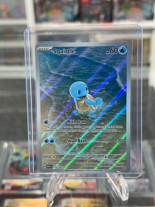 Squirtle - Holo Illustration Rare SV: Scarlet & Violet 151 170/165 NM