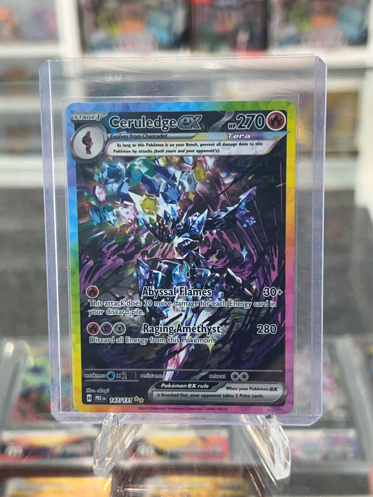 Ceruledge ex Holo Special Illustration Rare SV: Prismatic Evolutions 147/131 NM