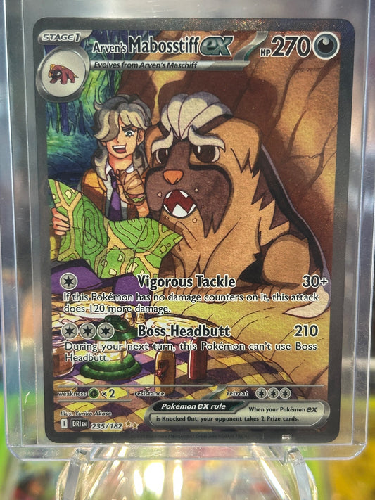 Arven's Mabosstiff ex Special Illustration Rare SV10: Destined Rivals 235/182 NM