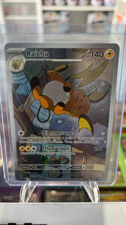 Raichu - Holo Illustration Rare SV02: Paldea Evolved 211/193 NM