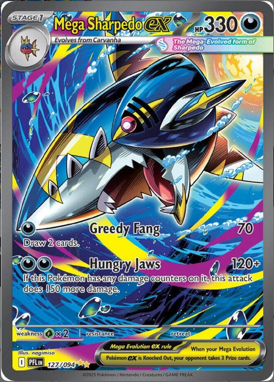 Mega Sharpedo EX 127/094 NM