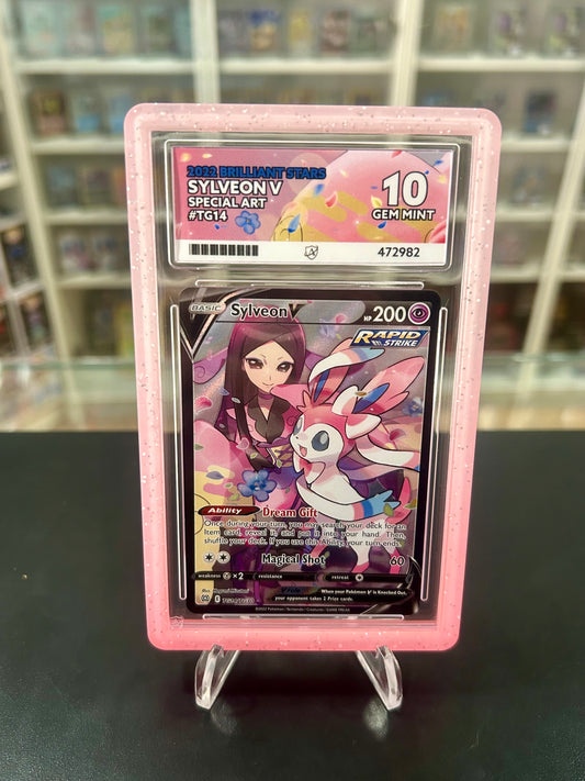 ACE 10 Sylveon V TG14 With Guard Graded Pokemon Card