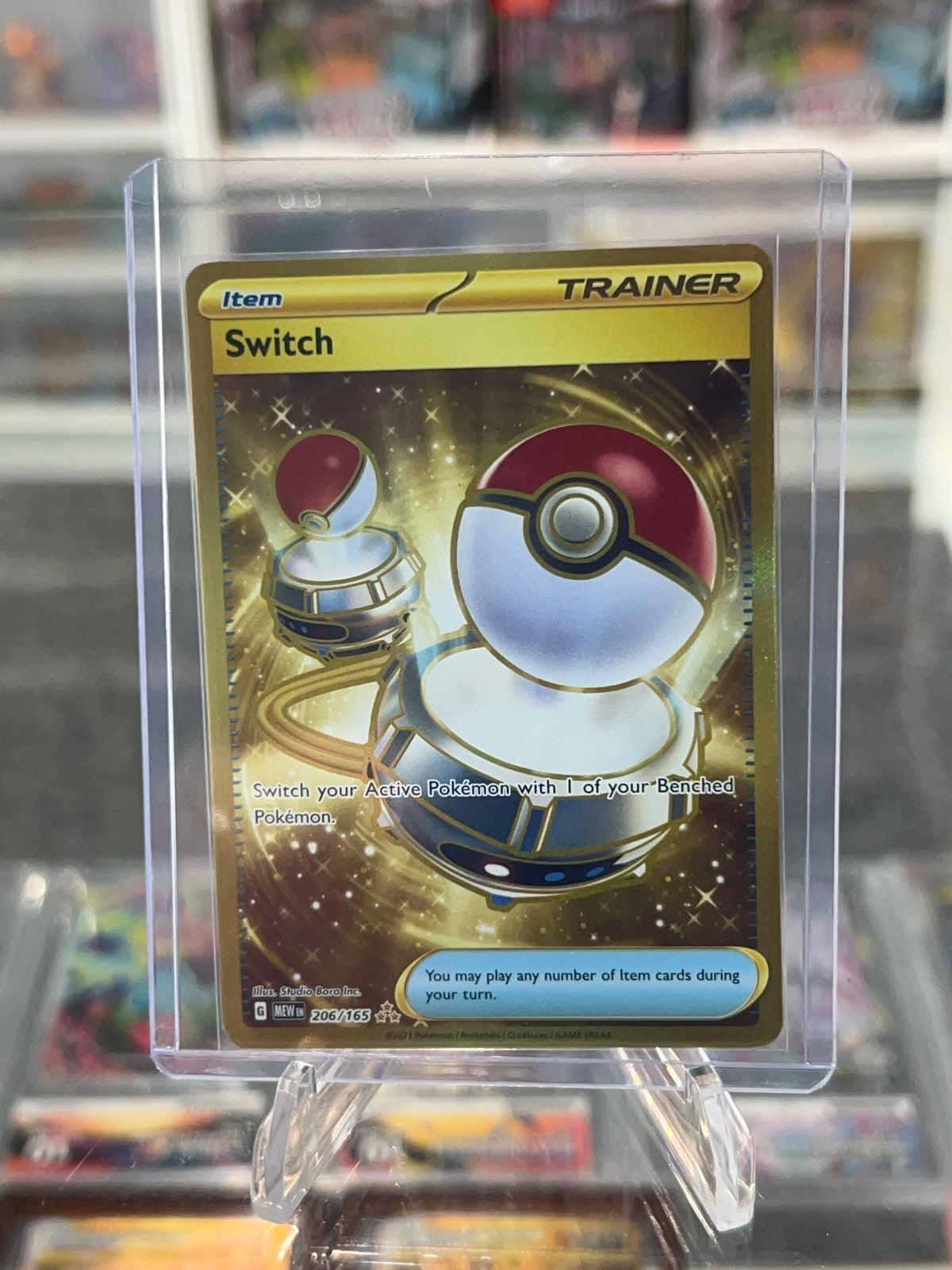Switch - Holo Hyper Rare SV: Scarlet & Violet 151 206/165 NM