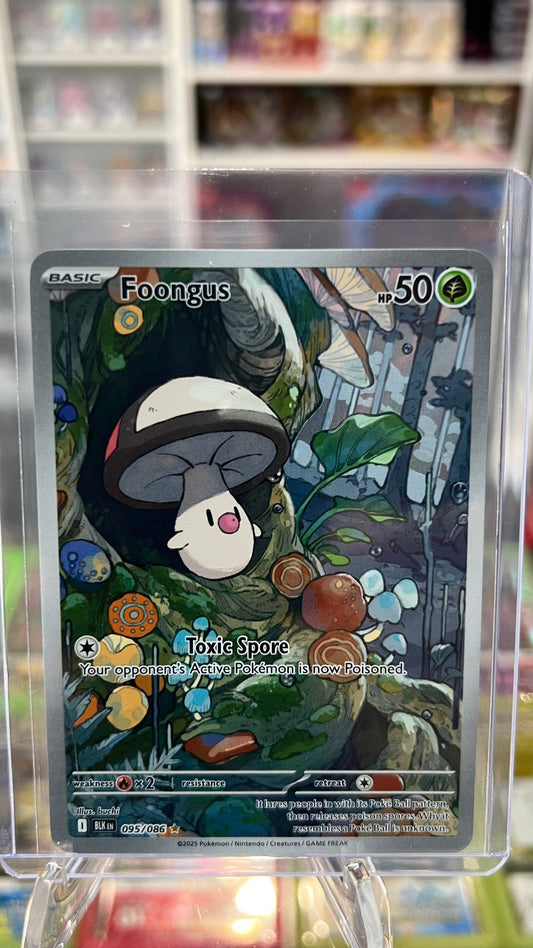 Foongus Holo Illustration Rare SV: Black Bolt 095/086 NM