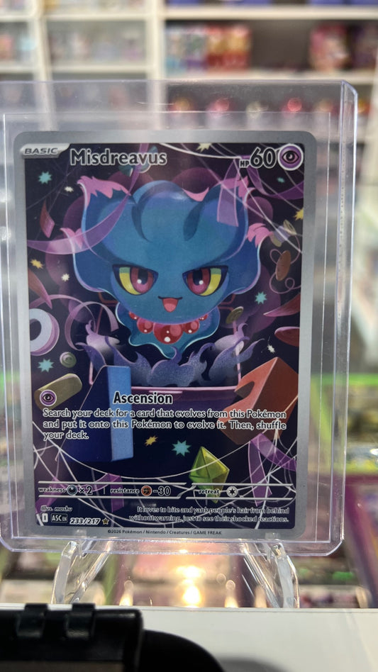 Misdreavus Holo Illustration Rare ME: Ascended Heroes 233/217 NM