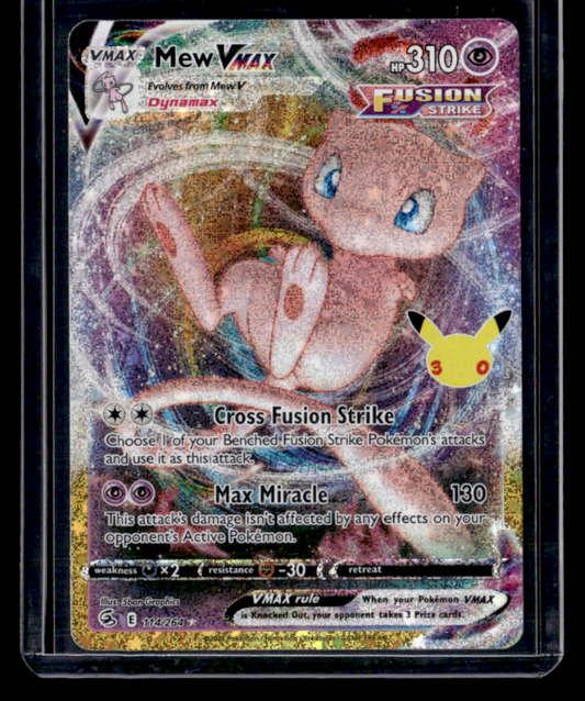 Mew VMAX Holo 30th Celebration Classic Collection 114/264 NM