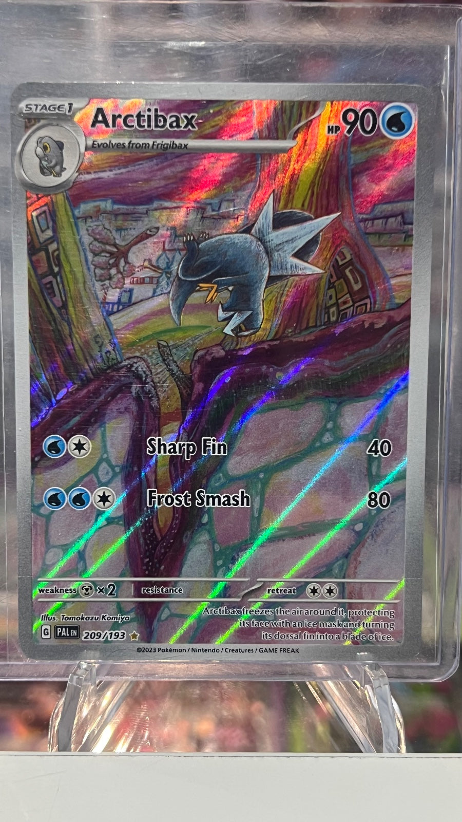Arctibax Holo Illustration Rare SV02: Paldea Evolved 209/193 NM