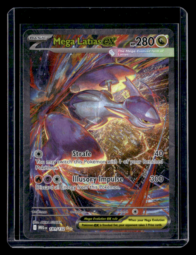 Mega Latias ex Holo Special Illustration Rare ME01: Mega Evolution 181/132 NM