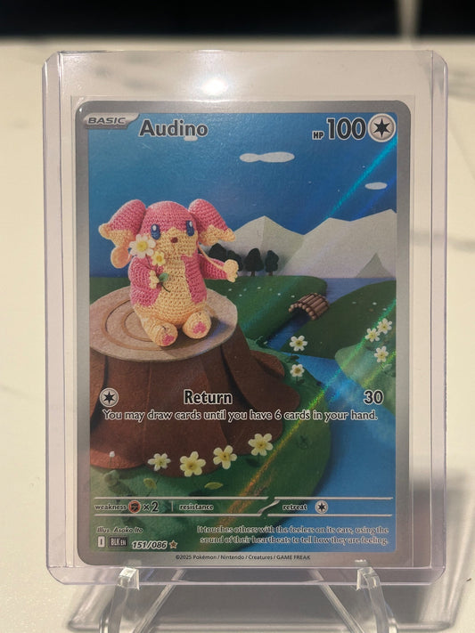 Audino Holo Illustration Rare SV: Black Bolt 151/086 NM