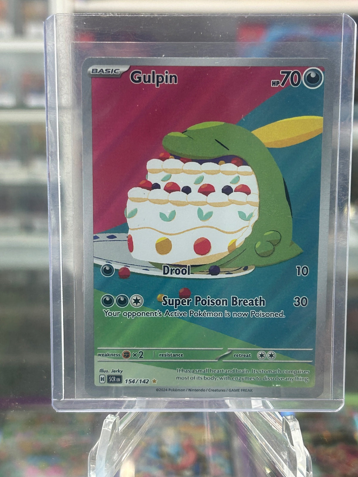 Gulpin - Holo Illustration Rare SV07: Stellar Crown 154/142 NM