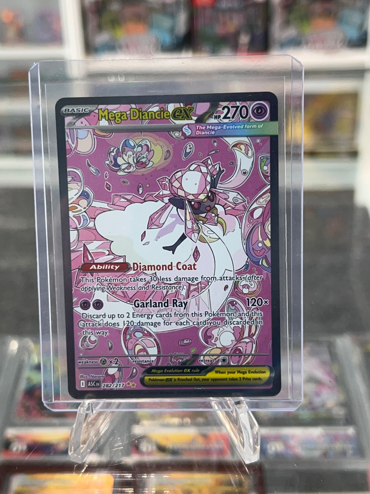 Mega Diancie ex - Holo Special Illustration Rare ME: Ascended Heroes 282/217 NM