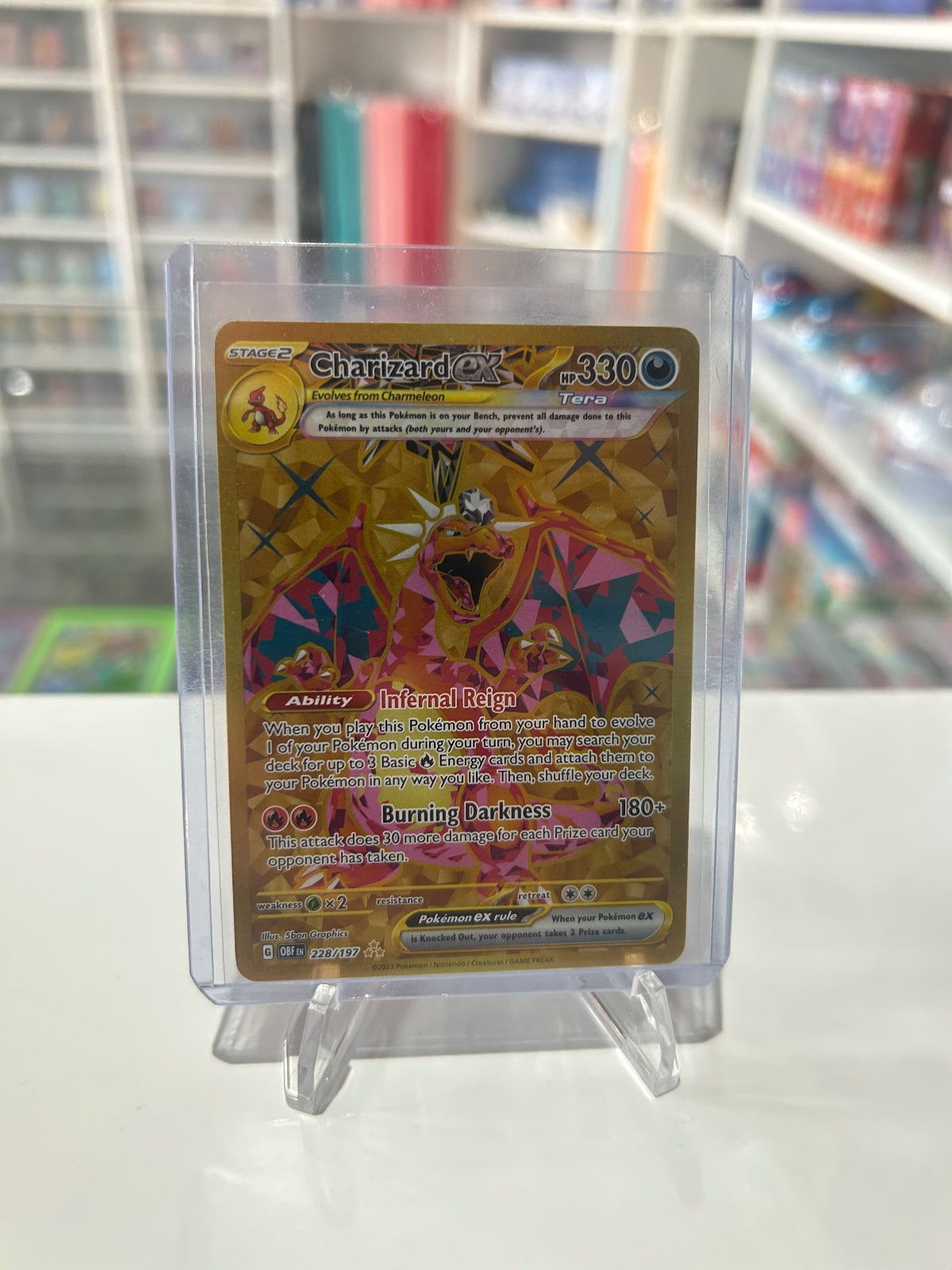 Charizard ex - Holo Hyper Rare SV03: Obsidian Flames 228/197 NM