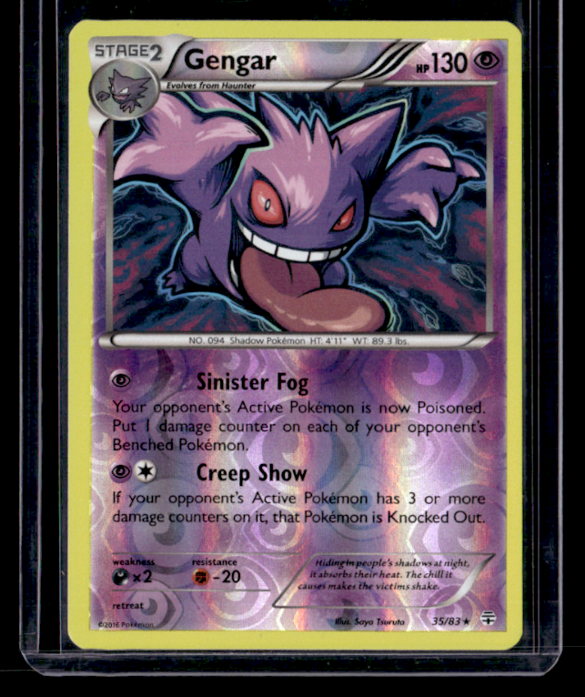 Gengar Reverse Holo Holo Rare Generations 35/83 NM