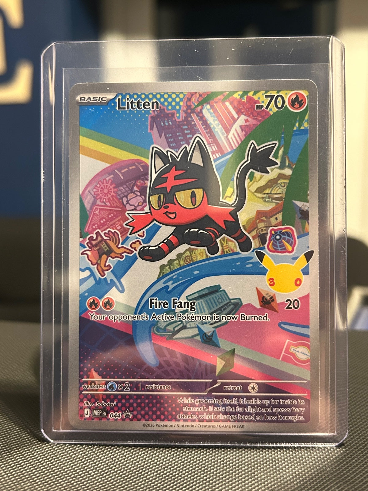 Litten - Holo Promo ME: Mega Evolution Promo 044 NM
