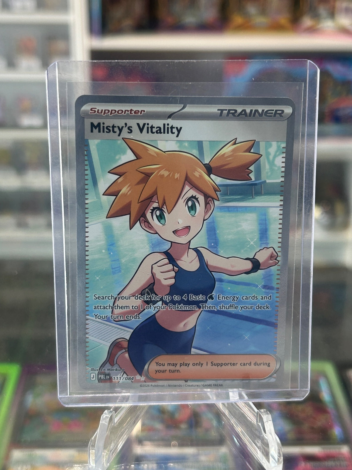 Misty's Vitality - Holo Ultra Rare ME05: Pitch Black 111/084 NM