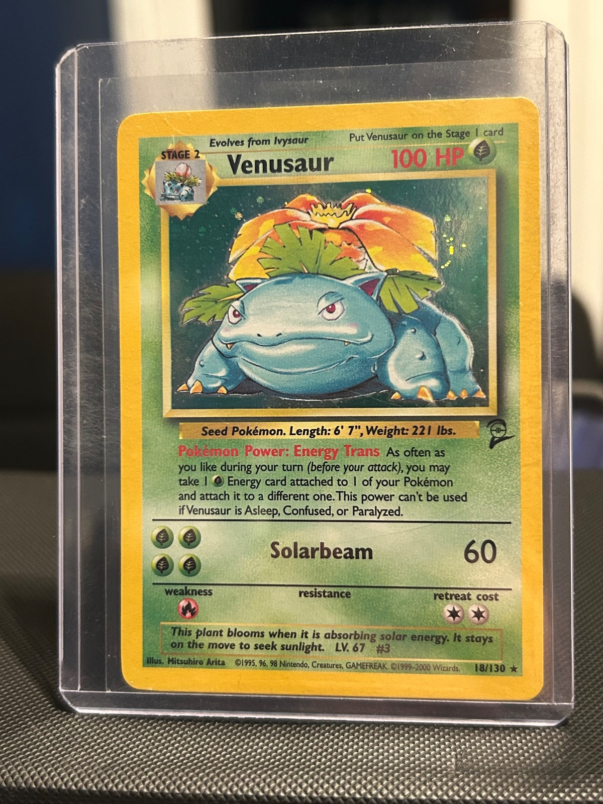 Venusaur Holo Rare Base Set 2 018/130 NM