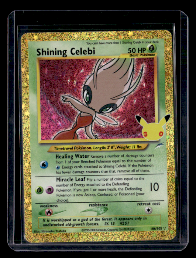Shining Celebi Holo Classic Collection ME: 30th Celebration 106/105 NM
