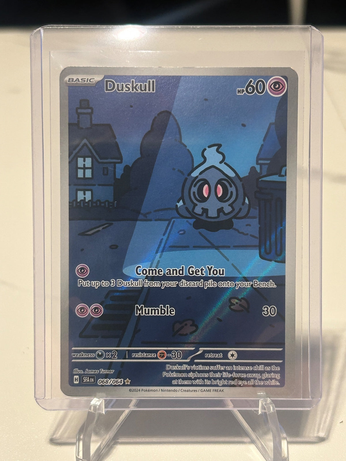 Duskull - Holo Illustration Rare SV: Shrouded Fable 068/064 NM